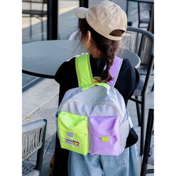 兒童雙肩包幼兒園戶外高顏值超輕書包女孩男童外出旅游春游小背包