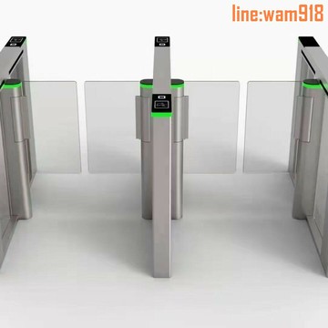 【店長推薦】小区写字楼学校人行通道一体机刷卡门禁系统人脸识别工地闸机