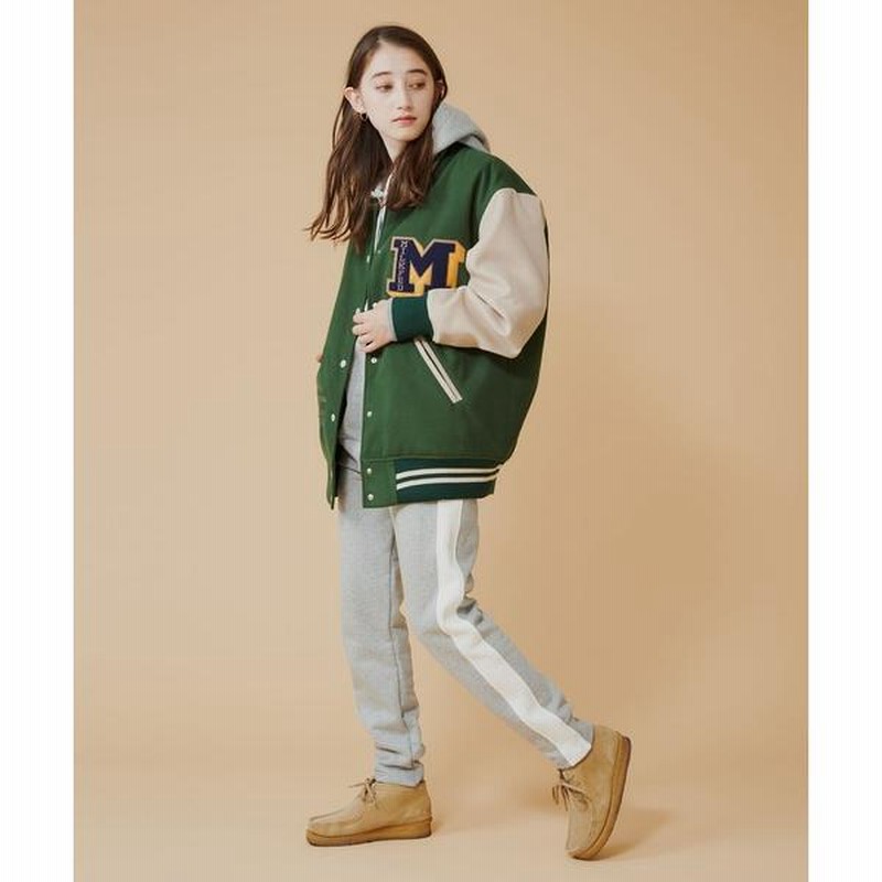スタジャン ジャケット ミルクフェド MILKFED VARSITY JACKET