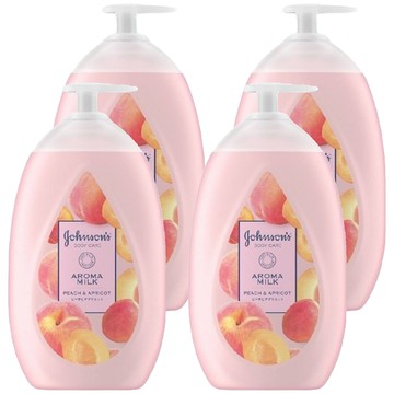 Johnson's 嬌生 美體乳液 蜜桃水感  500ml  4瓶