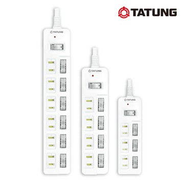 【蝦皮直營】TATUNG大同 電源延長線｜2插頭 兒童安全保護蓋 獨立開關 規格可選 延長線