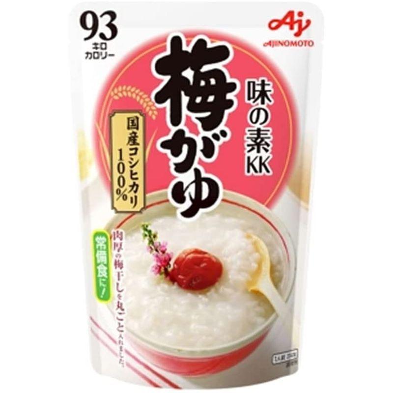 味の素KK おかゆ 白がゆ250g、玉子がゆ250g、小豆がゆ250g、梅がゆ250g、紅鮭がゆ250g 5種アソート 各1個セット