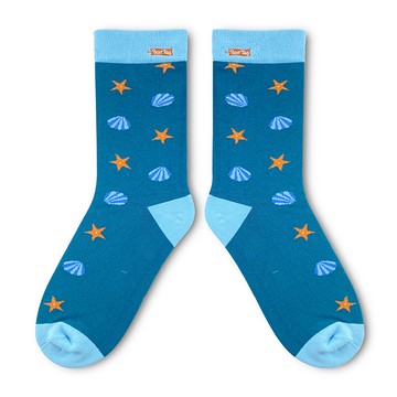 Best Tag 海星貝殼圖案襪 25-28cm