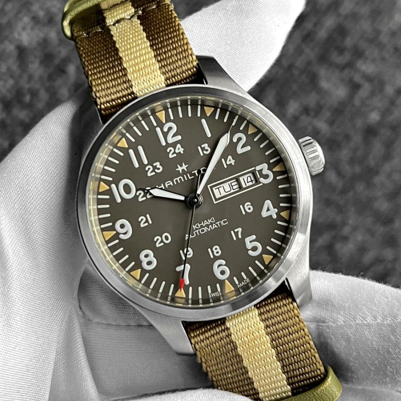 ハミルトン カーキ H682010 ステンレススティール HAMILTON - 腕時計 ...