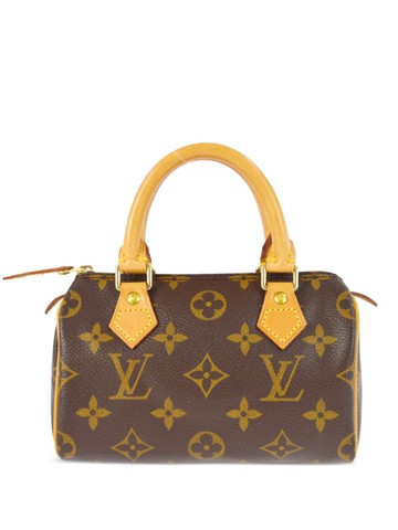 Louis Vuitton Pre-Owned - 2004 mini Speedy handbag - women - Canvas - One Size - Brown