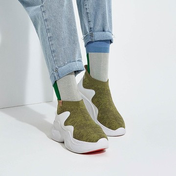 【 Uin 】西班牙原創設計 | 苔蘚綠素色 帕爾瑪2 休閒女靴