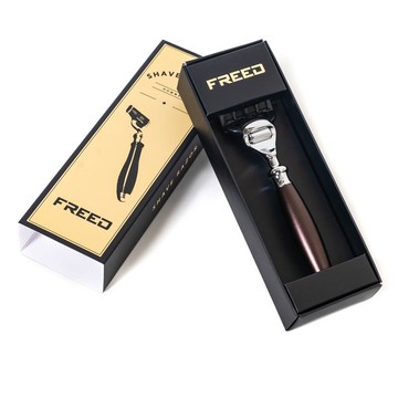快速出貨【FREED】五刀式刮鬍刀 - 馬鞍棕 客製送禮 男友禮物