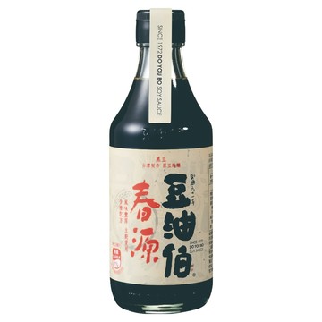 豆油伯 春源釀造醬油 300ml – 台灣黑豆古法釀造 無添加防腐劑  1瓶