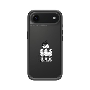 iPhone Air Mod NX -邊框背蓋組合 (相機按鈕) 黑 - 迪士尼-星際大戰 Star Wars - 風暴兵-剪紙系列