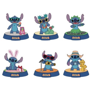 迪士尼Disney 史迪奇 萌趣夏日 模型組裝盲盒(隨機出貨)【拆封不退】