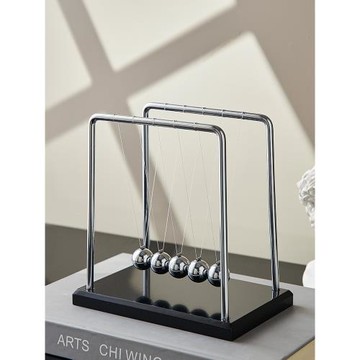 創意牛頓擺球擺件永動機磁懸浮物理桌面裝飾品男生電競電腦高級感