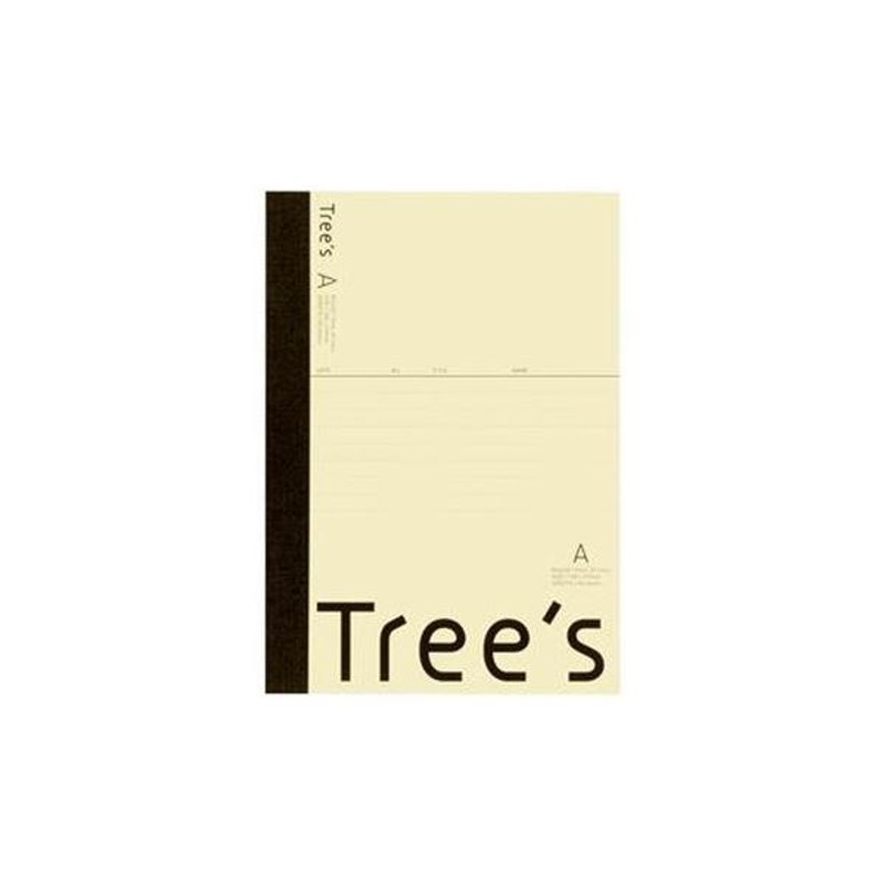 まとめ）キョクトウ・アソシエイツ Trees A5 A罫 30枚 クリーム〔×100