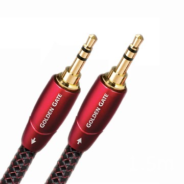 Audioquest 美國 Golden Gate (3.5mm to 3.5mm) 類比訊號線 1.5M