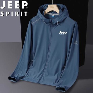 (免運)JEEP冰絲防曬衣女2025年夏季新款輕量戶外upf50+寬松休閑防曬服男