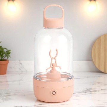 自動攪拌杯【白色/粉色 2色可選】攪拌壺 攪拌杯 代餐杯 隨行杯 自動搖搖杯 食品級材質 電動搖搖杯 USB充電 全自動 4
