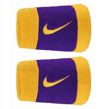 【NIKE耐吉】SWOOSH 黃紫色加長手腕帶 運動護腕(N0001586730OS/AC2287730) 雙子座 老師禮物 浪漫禮物 紀念禮物 小禮物 成年禮物 長輩禮物