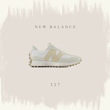 NEW BALANCE 休閒鞋 運動 經典 復古  舒適 緩震 海鹽杏 WS327KG