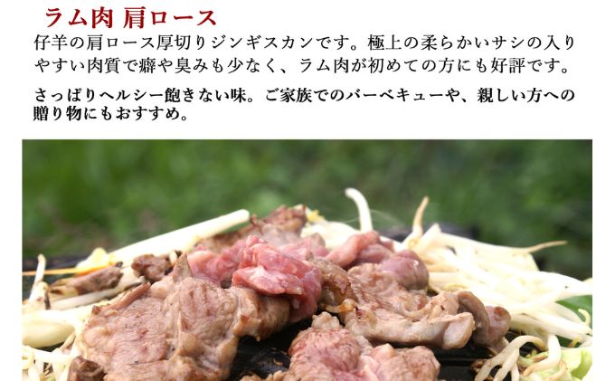 味付けジンギスカンとラム肩ロース（各500g）セット