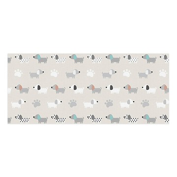 Living Cody 兒童用多功能陽台遊戲墊  130 x 300 x 1cm  米格魯 奶茶色  1個