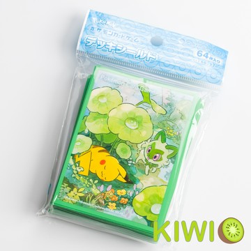 KIWI 🥝 PTCG 日版 皮卡丘 新葉喵 綠框 日本寶可夢中心限定 寶可夢 卡套 現貨