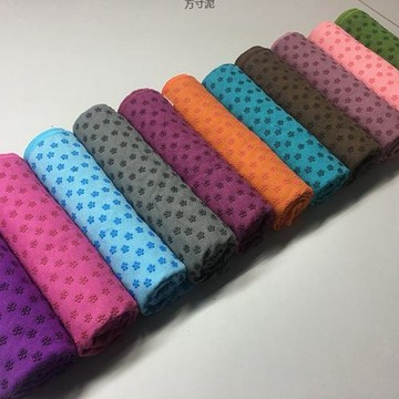 梅花點瑜伽鋪巾瑜伽毯瑜伽墊加厚瑜伽巾可機洗毛巾毯廠供應鏈E18