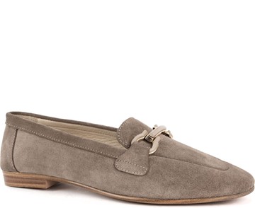 LA CONTE BEIGE CLASSIC CLOSED LOAFERS 米白色女款鞋子