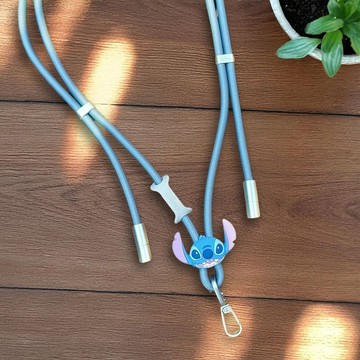 可以充電的掛繩【迪士尼】史迪奇 65W Type-C 急速充電手機掛繩