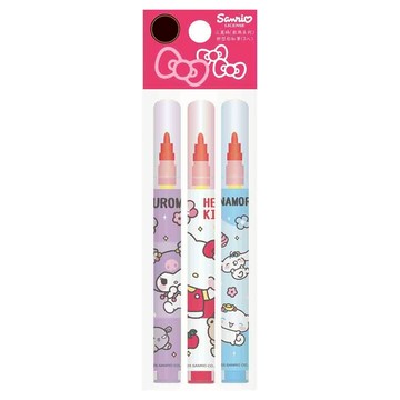 三麗鷗(歡樂系列)胖胖彩虹筆 3入(款式隨機出貨)