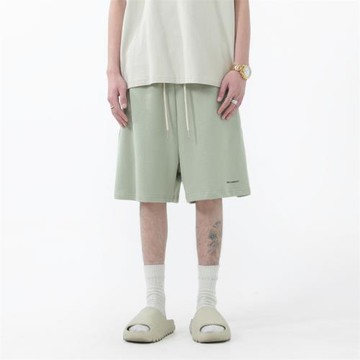 短袖夏季男士寬松五分褲2023新款潮流運動褲直筒休閑中褲5分衛褲