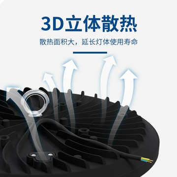 新款專用led工礦燈UFO200w150w100w防水倉庫車間DOB飛碟燈 pm6211
