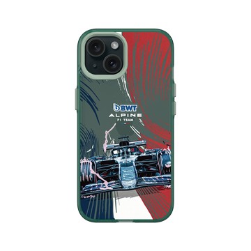 iPhone 15 Clear 憂墨綠 - Alpine - BWT Alpine Formula One Team A524 France