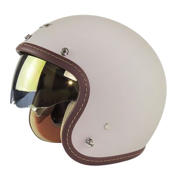 華泰 NINJA 安全帽 K-806s 醺砂 松果棕 復古帽 車線 半罩 全拆洗 內含墨鏡《比帽王》