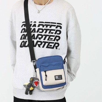 斜背包胸包 側背包 男生小挎包手機斜挎包ins機能日系斜跨背包休閑多功能單肩包