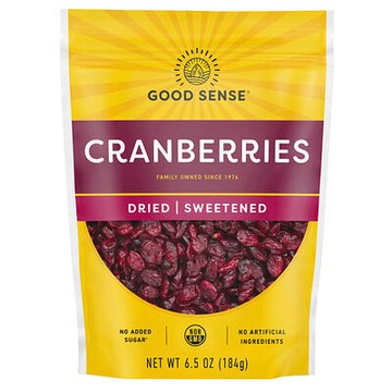 Good Sense, 加糖蔓越莓乾，6.5 盎司（184 克）