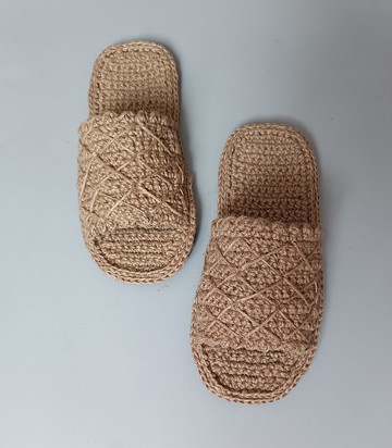 男士拖鞋天然麻露趾中性男女手工定製鞋