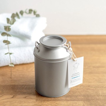 廠商配送 【TOMIOKA CLEANING】原創無添加洗衣粉 牛奶罐裝800g(附小鐵匙)