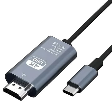 Wephone Type-C 轉 HDMI 影音轉接線 4K 30Hz USB-C 連接埠符合USB3.1規範  2m  1條