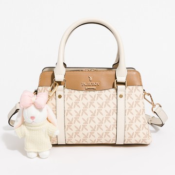 【官網獨家】PLAYBOY - 手提包附長背帶 Twilight系列 - 磚橙色/542-5401-26-6