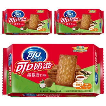 可口奶滋 鐵觀音口味 餅乾  75g  3包