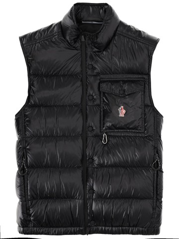 moncler grenoble padded jacket with logo