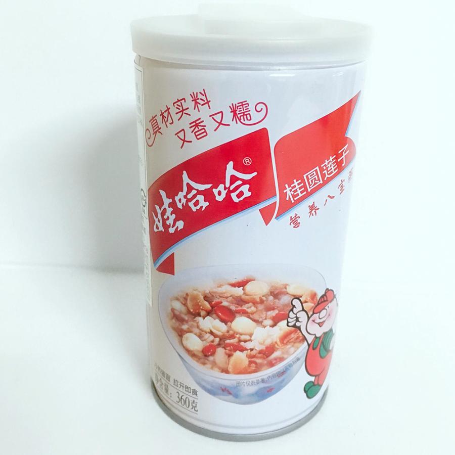 娃哈哈桂圓蓮子八宝粥 360ml ハッポウカユ ワハハ　五目あま粥  中華デザート健康食品