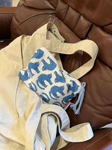 手繩小包零錢銀行卡口紅唇膏少女收納袋鑰匙耳機線氣墊卡片日系女【淘夢屋】