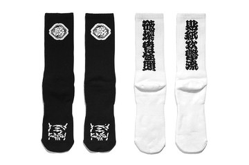 VANDAL X 彫振 合作襪子
