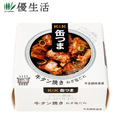 防災 備蓄 おつまみ K＆K 缶つま 牛タン焼きねぎ塩だれ12缶 送料無料