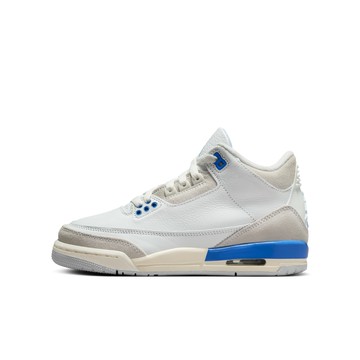 AIR JORDAN 3 RETRO WHITE BLUE GS
