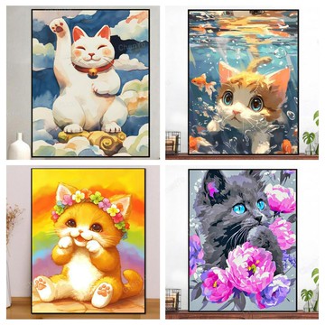 💛盒裝💛台中寄出💛 DIY鑽石貼畫 5D鑽石畫 點鑽畫 DIY立體鑽貼畫 鑽石貼 貼鑽畫鑽畫手工藝手作圓形鑽