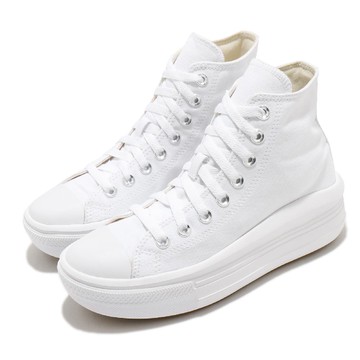 帆布鞋 Chuck Taylor All Star Move HI 女鞋 白 厚底 增高 休閒鞋 568498C