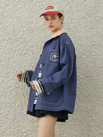 CANNE DENIM JACKET_ NAVY