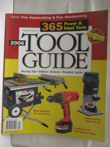 【書寶二手書T6／嗜好_VL3】高_Taunton's 2006 TOOL Guide