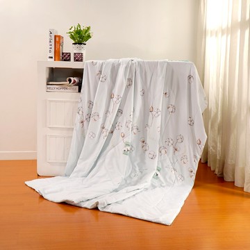 【Cromonde】克洛蒙印花蠶絲涼被